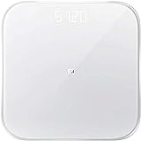 Mi Smart Scale 2, Bácula Inteligente con Bluetooth, IMC, Pantalla LED, Almacena hasta 16 Usuarios, Color Blanco