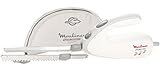 Moulinex Secanto DJAC41 - Cuchillo eléctrico, con botón de eyección de las cuchillas, 100 W, acero inoxidable, blanco