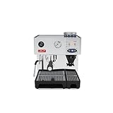 Lelit PL042TEMD Anita, máquina prosumer con Molinillo de café Integrado y Termo PID para gestionar la Temperatura, 1000 W, 2.7 litros, Acero Inoxidable, Plata