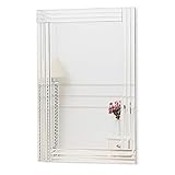 RICHTOP - Espejo de Pared con Borde Biselado, diseño Moderno, Color Plateado Veneciano, para Sala de Estar, 70 x 100 cm
