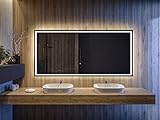 FORAM Espejo de Baño con Iluminación luz LED - Personaliza el Espejo de Pared con Accesorios - 150x80cm - Diferentes tamaños para Baño - Iluminado, retroiluminación - L49